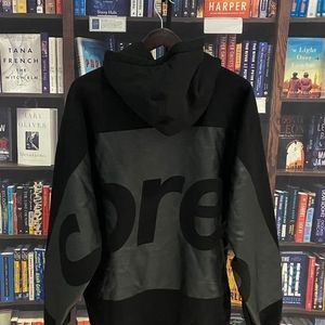 Supreme big logo hoodie